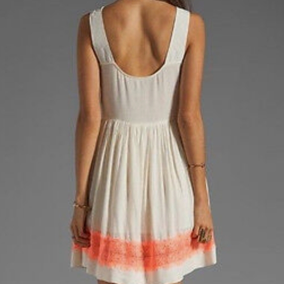 Free People Georgia Neon Lace Lightweight Sleeveless Lined Midi SunDress SM - Picture 3 of 11